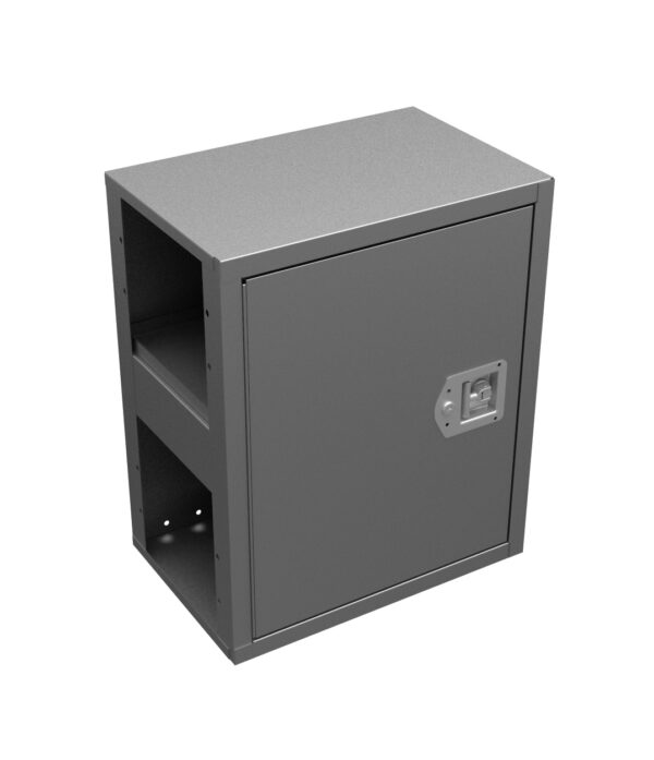 18″ Adjustable Single Shelf Cabinet With Lock