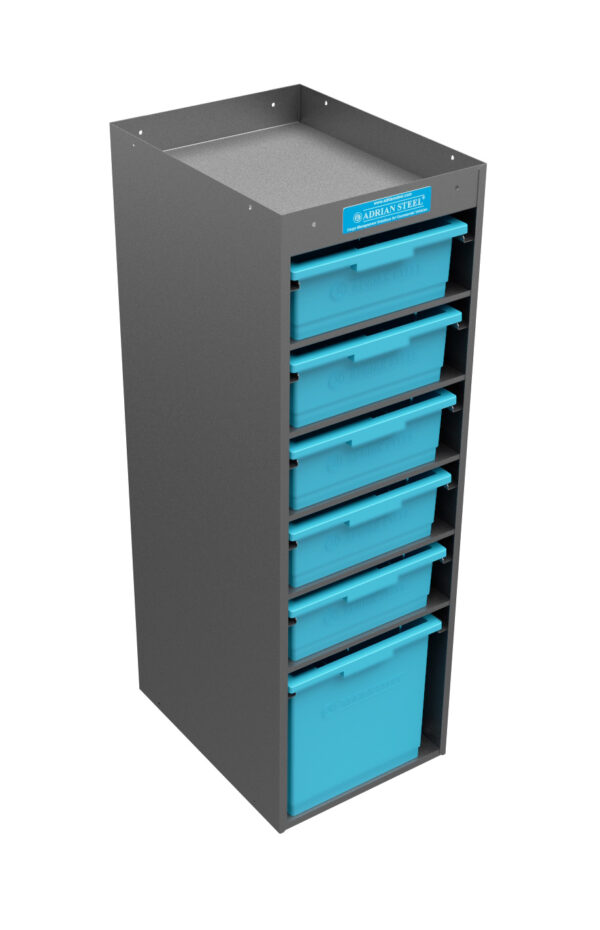 6-Bin Cabinet With Bins